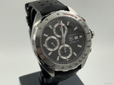 Tag Heuer Formula 1 Calibre 16 43mm Black Dial Black Leather Strap Watch for Men - CAZ2010.FT8024