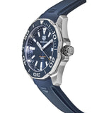 Tag Heuer Aquaracer 41mm Blue Dial Blue Rubber Strap Watch for Men - WAY111C.FT6155