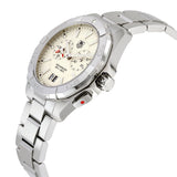 Tag Heuer Aquaracer Quartz Chronograph White Dial Silver Steel Strap Watch for Men - WAY111Y.BA0928