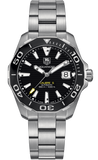 Tag Heuer Aquaracer Automatic 41mm Black Dial Silver Steel Strap Watch for Men - WAY211A.BA0928