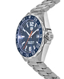 Tag Heuer Formula 1 Quartz Blue Dial Silver Steel Strap Watch for Men - WAZ1010.BA0842