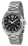 Tag Heuer Formula 1 Quartz Black Dial Silver Steel Strap Watch for Men - WAZ111A.BA0875