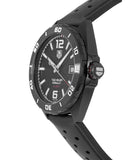 Tag Heuer Formula 1 Automatic 41mm Black Dial Black Rubber Strap Watch for Men - WAZ2115.FT8023