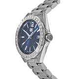 Tag Heuer Formula 1 Quartz 35mm Blue Dial with Diamonds Silver Steel Strap Watch for Women - WBJ1316.BA0666