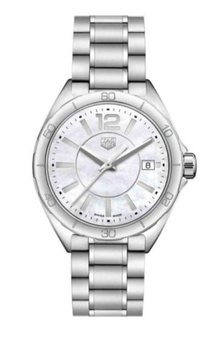Tag Heuer Formula 1 Mother of Pearl White Dial Silver Steel Strap Watch for Women - WBJ1318.BA0666