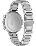 Hugo Boss Flawless Silver Dial Silver Steel Strap Watch for Women - 1502530