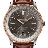 Breitling Navitimer 1 Automatic 41mm Brown Dial Brown Leather Strap Mens Watch - U17326211M1P2