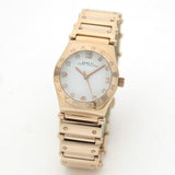 Marc Jacobs Amy White Dial Rose Gold Stainless Steel Strap Watch for Women - MBM8559