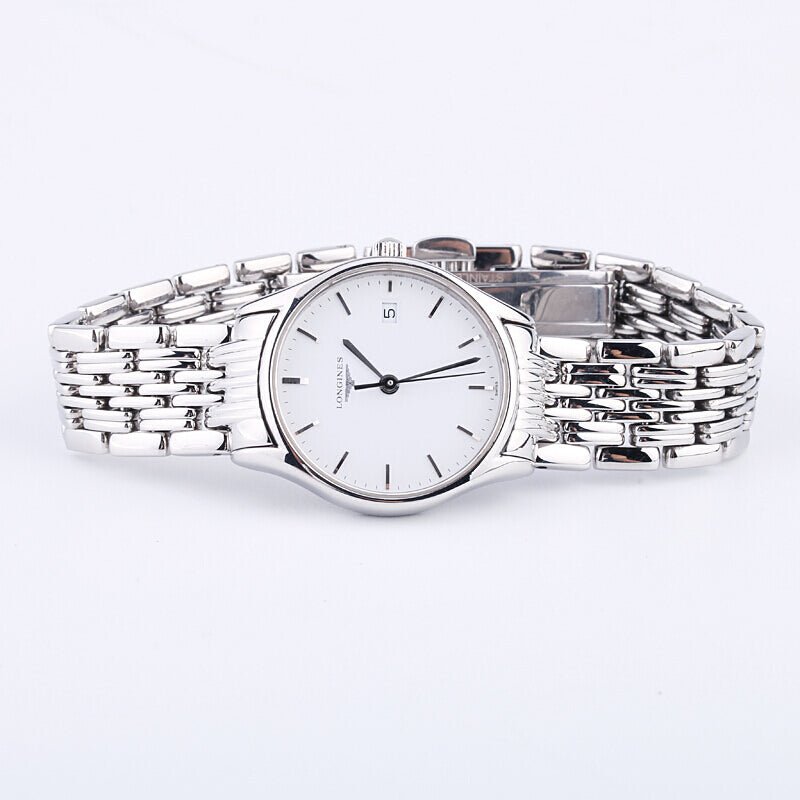 Longines Lyre Classico 25mm White Dial Silver Stainless Steel Watch for Women - L4.259.4.12.6