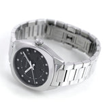 Gucci GG2570 Diamonds Black Dial Silver Steel Strap Watch For Women - YA142404