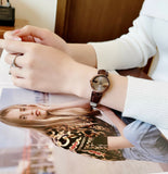 Gucci Interlocking Iconic Bezel Rose Gold Watch For Women - YA133207
