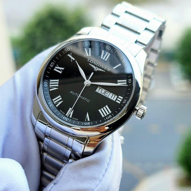 Longines master best sale collection black dial