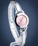 Movado Rondiro 22mm Pink Dial Stainless Steel Watch For Women - 0606797