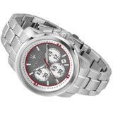 Maserati Royale Chronograph Grey Dial Silver Steel Strap Watch For Men - R8873637003