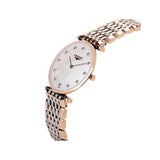 Longines La Grande Classique De Longines 24mm Mother of Pearl Dial Two Tone Mesh Bracelet  Watch for Women - L4.209.1.97.7